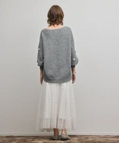 GRACE CONTINENTAL スパンコールニットトップ