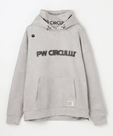 PW CIRCULUS 2025 NEW！【手洗い洗濯可】【MEN】キャットグラフィック スエードライク デタッチャブルフーディ ゴルフ