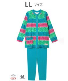 WACOAL パジャマ 【AVOCA×ワコール】 長袖 長ズボン 綿混(本体) レディース BDW746 /ワコール