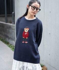 WEGO 【ユニセックス着用ITEM/MLサイズ展開】ジャガードアニマルプルオーバー