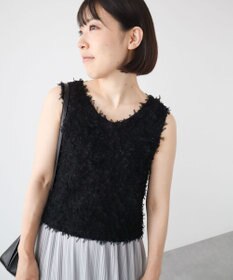 Green Parks ・ｓｗｉｎｇ　ｂｙ　２ｗａｙチュールヤーンベスト