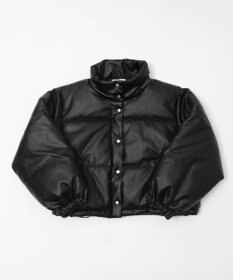 WEGO 【25秋冬新作】PUスタンドパファーブルゾン