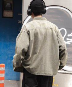 WEGO 【ユニセックス着用ITEM】 デニムBIGシャツ（LS）