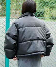 WEGO 【25秋冬新作】PUスタンドパファーブルゾン