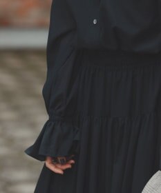 #Newans 【前後着用可能】【高山都さんコラボ】ビッグカラー２WAYブラウス