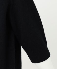 23区 【R(アール)】ウールカシミヤ パールトリム 襟付き五分袖ニット