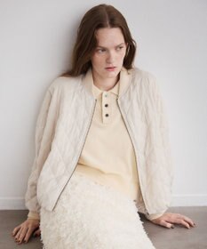 NAVE 【ReNAVE・軽量/手洗い可】ライトキルティングブルゾン