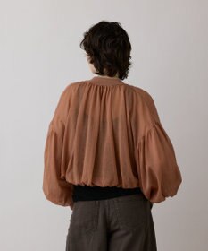 GRACE CONTINENTAL シアーニットバルーンジャケット