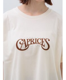 Te chichi パール&ロゴプリントTシャツ