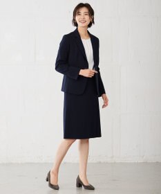 J.PRESS LADIES S 【洗える・UVカット】 アルファクロスジャージー テーラード ジャケット