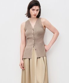 uncrave リブニット 2WAYタンクトップ