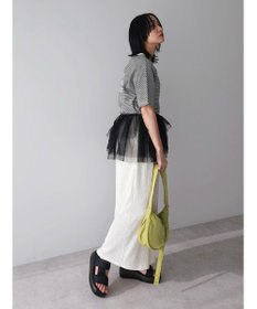 Green Parks マルチｗａｙチュールプリーツベルト