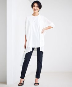 ICB L 【接触冷感・洗える】コンパクトスムース ノースリーブTシャツ