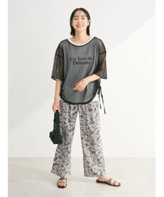 Green Parks ＳＥＴ２点　メッシュ＋ノースリーブロゴプルオーバー