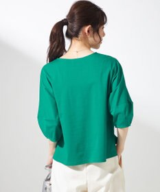 ANY SIS S 【撥水・汗ジミ防止・UVケア・洗える】スーピマスムース クロップド Tシャツ