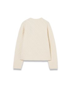 JOSEPH 【洗える】ジオメトリックケーブルニット