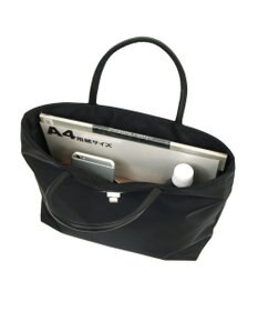 UNBILLION VERYコラボ　ペルケ perche / 牛革フラップナイロントートバッグ