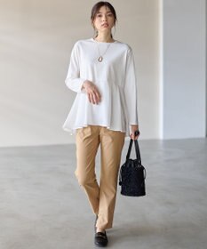 ANY L 【ウエストゴム】7days裏起毛テーパードパンツ