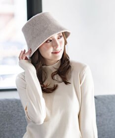 MOONBAT 【洗える】ウールバケットハット サイズ調整可 UVカット 畳める 大きめ