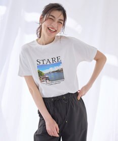 洗濯機可/接触冷感/UVケア】オーガビッツロゴ・フォトTシャツ / ANY L