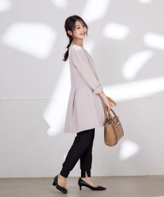 Tiaclasse L 【洗える】ダブルラインタックチュニック