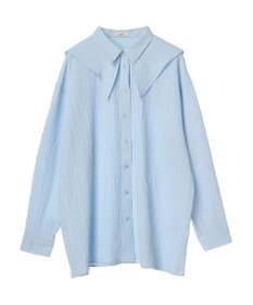 earth music&ecology ダブルカラーシャツ