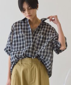 AMERICAN HOLIC シアーチェックシャツ