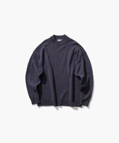 ATON WOOL MOULINE | モックネックセーター - UNISEX