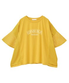 Green Parks 袖メッシュドッキングロゴプルオーバー