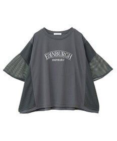 Green Parks 袖メッシュドッキングロゴプルオーバー