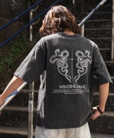 WEGO 【ユニセックス着用ITEM/MLサイズ展開】ブリーチヴィンテージグラフィックT（SS）