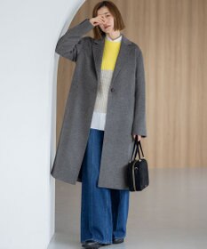 23区 S 【洗える】ウールカシミヤ カラーブロック バルキー ニット