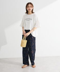 Green Parks 袖メッシュドッキングロゴプルオーバー