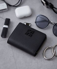 russet ＜お財布人気NO.1＞モノグラムプレートハーフウォレット(SO-376)