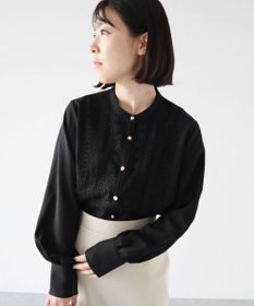 Green Parks ・ＥＬＥＮＣＡＲＥ　ＤＵＥ　フロントレースブラウス