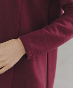 Tiaclasse L 【洗える】バックフレア裏毛チュニック