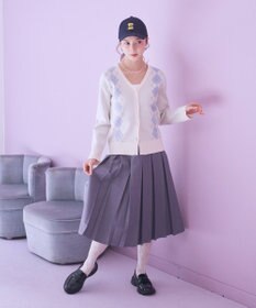 earth music&ecology タックプリーツミディスカート