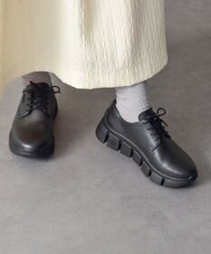 INTER-CHAUSSURES 【BUSSOLA】晴雨兼用厚底ダービーシューズ