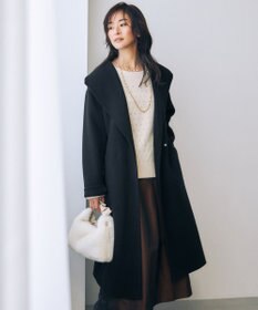 自由区 【2WAY】フェイクファーハーフムーン バッグ