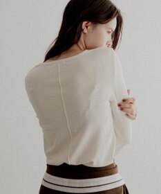 CRAFT STANDARD BOUTIQUE クルーネックバックメローカットソー