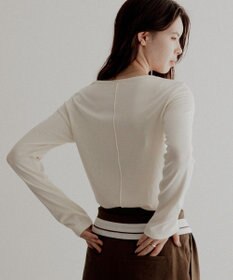 CRAFT STANDARD BOUTIQUE クルーネックバックメローカットソー