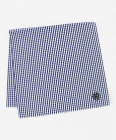 J.PRESS MEN オーバル刺繍ハンカチ/カジュアル