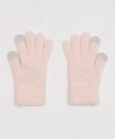 WEGO 【手袋】リボンラインストーングローブ