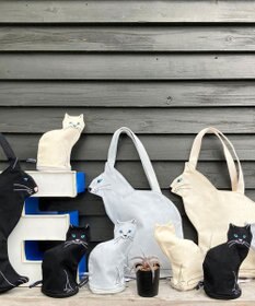 ROOTOTE 1110【ネコトート】EU.デリ.オスワリネコ-A