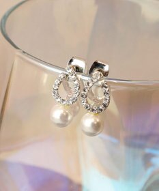 Tiaclasse 【金属アレルギー対応】ドロップ＋パールピアス