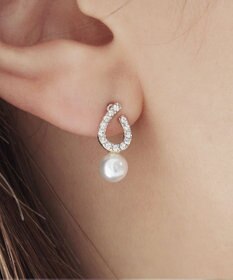 Tiaclasse 【金属アレルギー対応】ドロップ＋パールピアス