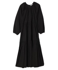 Green Parks armonia. ティアード配色パイピングワンピース