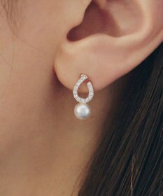 Tiaclasse 【金属アレルギー対応】ドロップ＋パールピアス