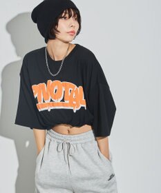 WEGO 【ユニセックス着用ITEM/ネックレス付き】アクセ付きグラフィックT（S）