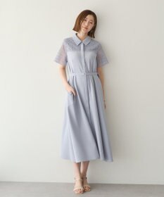 YECCA VECCA レース切替ワンピース